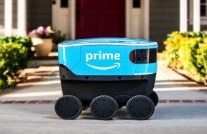 Amazon Scout robot delivery