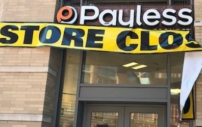 Payless bankruptcy will force closure of 2500 US stores.