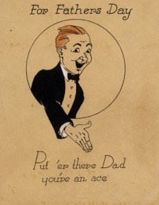 1920s Hallmark Father's Day card