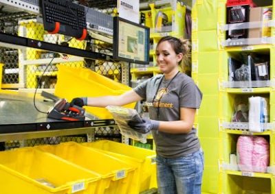 Amazon warehouse product picker