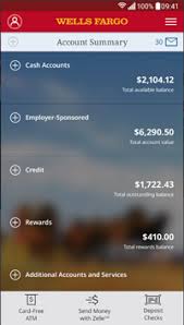 Wells Fargo mobile account