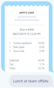 Stripe expense reporting