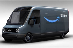 Amazon Rivian electric delivery vehicle
