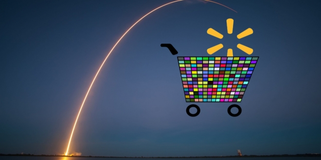 Walmart e-commerce soars