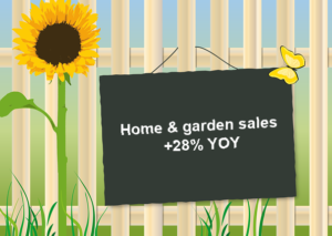 home and Garden e-commerce sales up 28%