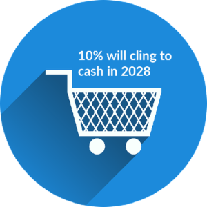 10% will cling to cash