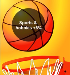 pandemic sporting goods sales +8%