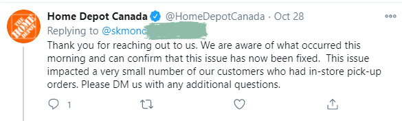 Home Depot Canada data breach response