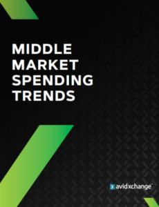 AvidXchange Middle Market Spending Trends report 