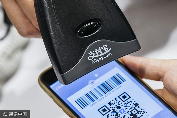 Alipay scan and QR code