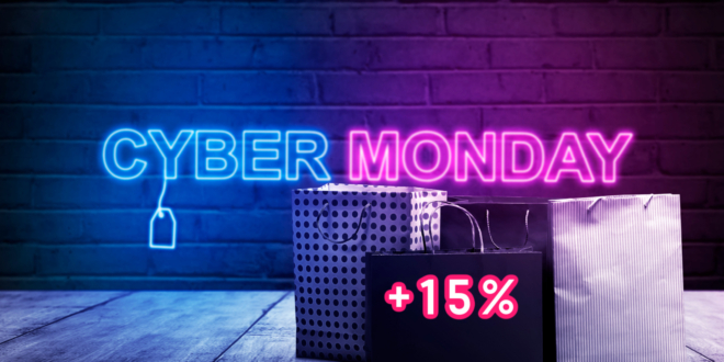 Cyber Monday sales +15.1%